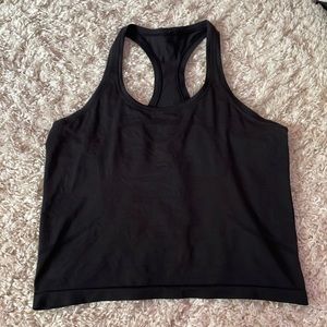 Lululemon racer-back swiftly tech, racer length in black